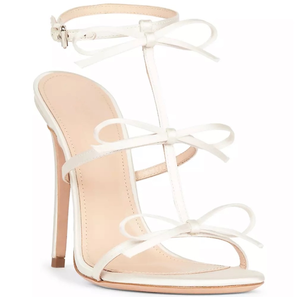 Giambattista Valli 90MM Silk Strappy Sandals 37